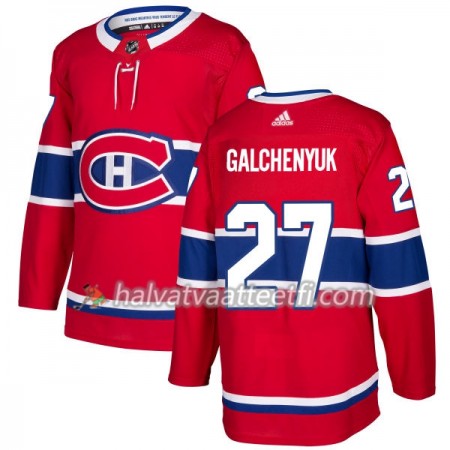 Miesten NHL Montreal Canadiens Pelipaita Alex Galchenyuk 27 Adidas 2017-2018 Punainen Authentic